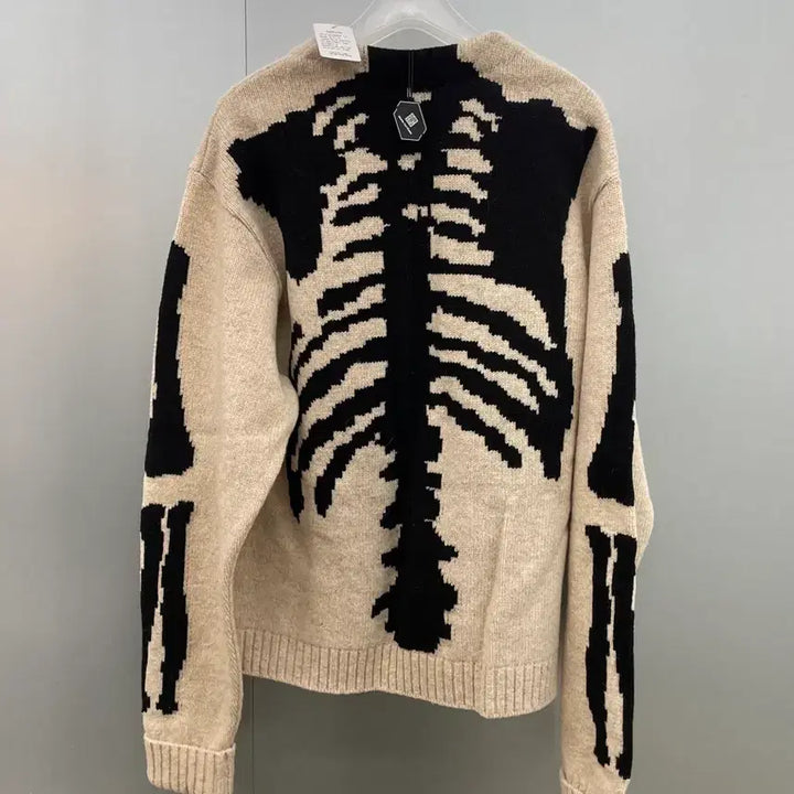 [BUNJANG] Kapital Bone Knit Cardigan / 캐피탈 본니트 가디건 키나리