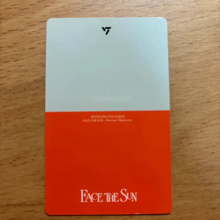 [BUNJANG] SEVENTEEN HOSHI FACE THE SUN Photocard / 세븐틴 호시 포토카드 (FACE THE SUN)
