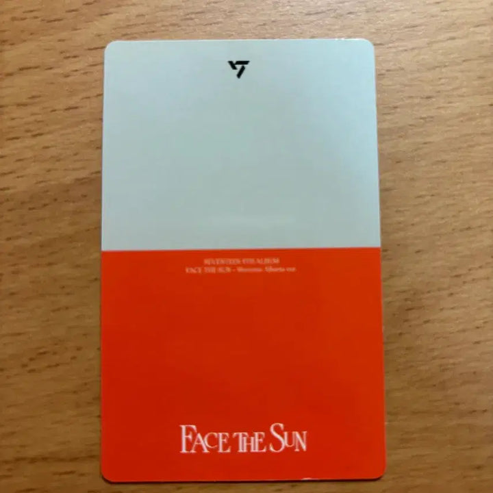 [BUNJANG] SEVENTEEN HOSHI FACE THE SUN Photocard / 세븐틴 호시 포토카드 (FACE THE SUN)