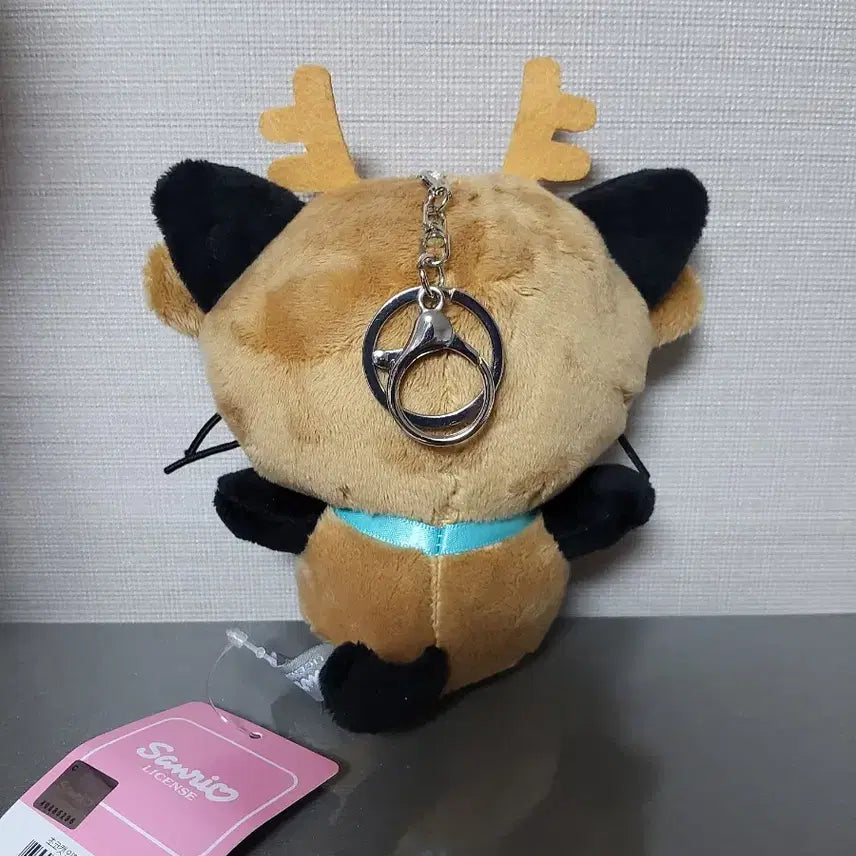 [BUNJANG] Sanrio Choccat Rudolph Doll Keychain / (5월까지 할인)산리오 초코캣 루돌프 인형 키링