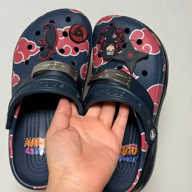 [BUNJANG] Naruto Itachi Crocs Clogs / 240] 나루토 이타치 크록스 클록스