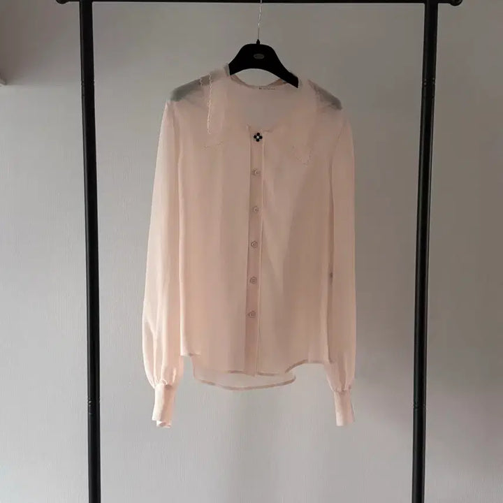 [BUNJANG] It Michaa Pink Lace Collar Blouse / 잇미샤 it michaa 블라우스 핑크