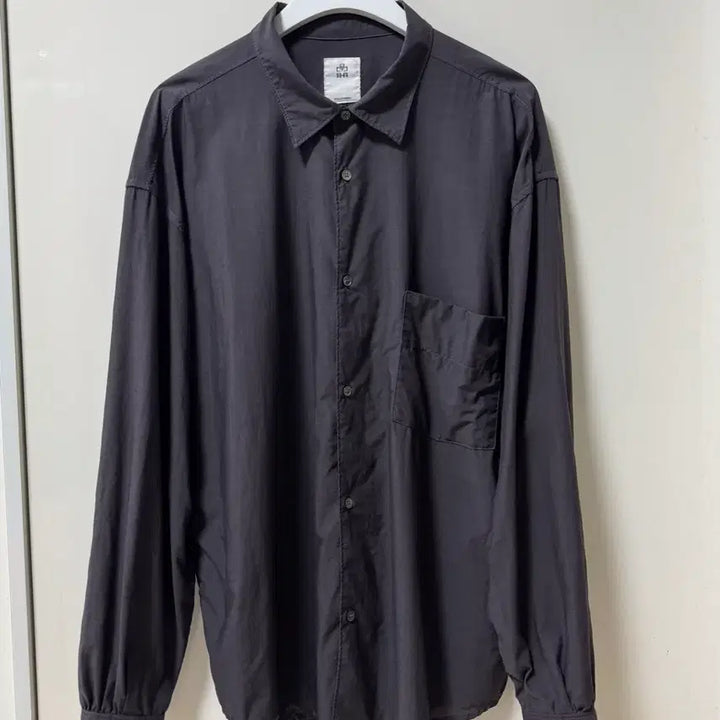 [BUNJANG] Polilu 26ss Tenco Shirt Dyed Purple Grey / 4) 폴리테루 텐코 셔츠 다이드 퍼플 그레이