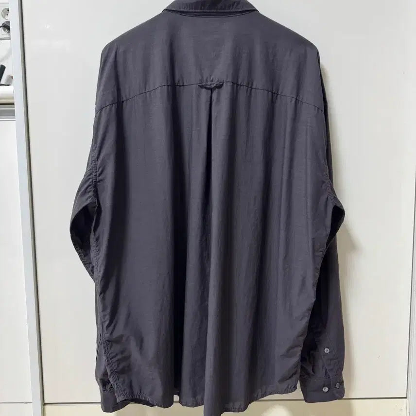 [BUNJANG] Polilu 26ss Tenco Shirt Dyed Purple Grey / 4) 폴리테루 텐코 셔츠 다이드 퍼플 그레이