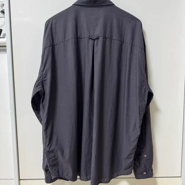 [BUNJANG] Polilu 26ss Tenco Shirt Dyed Purple Grey / 4) 폴리테루 텐코 셔츠 다이드 퍼플 그레이