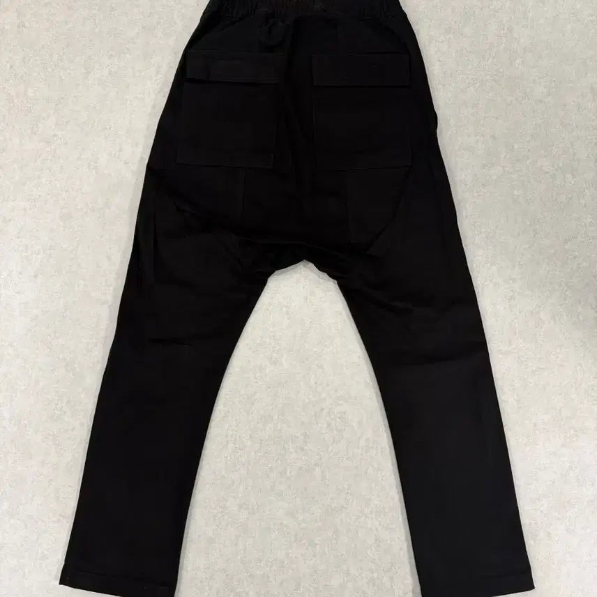 [SOLD OUT] 락오웬스 다크쉐도우 블랙 드로우스트링 배기 팬츠