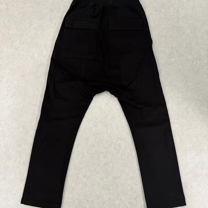 [SOLD OUT] 락오웬스 다크쉐도우 블랙 드로우스트링 배기 팬츠