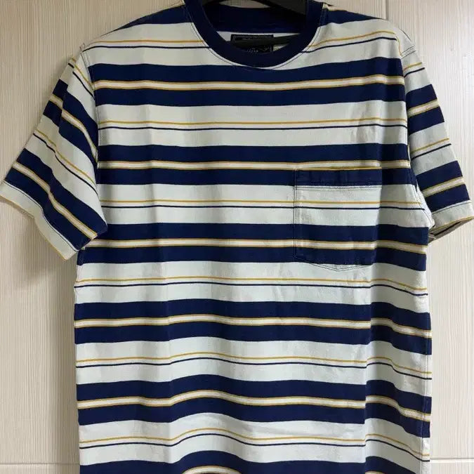 [BUNJANG] Beams Striped Short Sleeve T-Shirt / Beams 반팔 줄무늬 티셔츠 S
