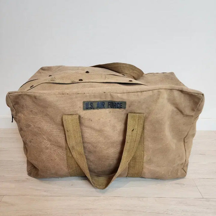 [BUNJANG] U.S. Air Force Pilot Kit Bag Vintage Canvas / 미공군 조종사 키트백