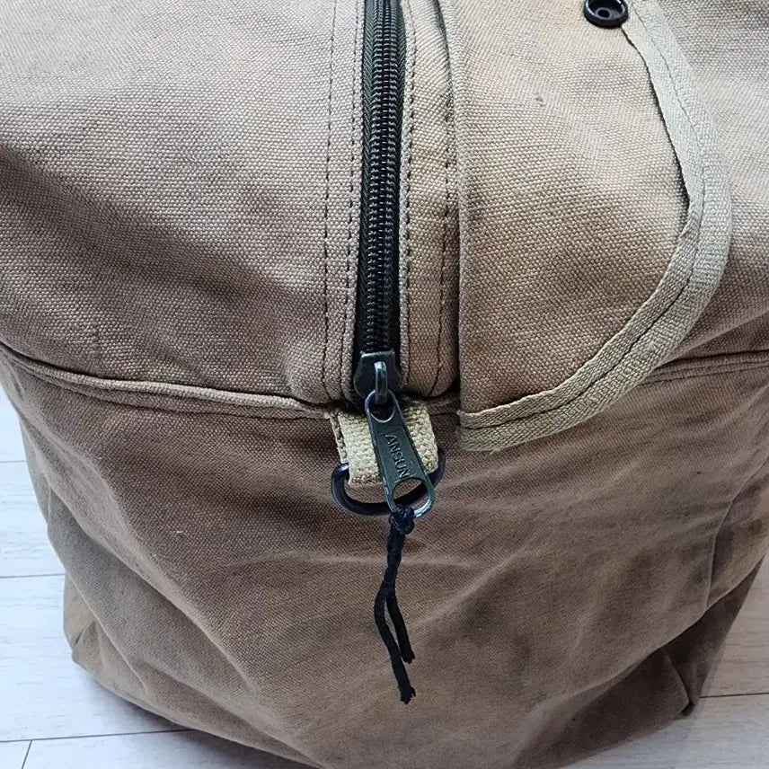 [BUNJANG] U.S. Air Force Pilot Kit Bag Vintage Canvas / 미공군 조종사 키트백