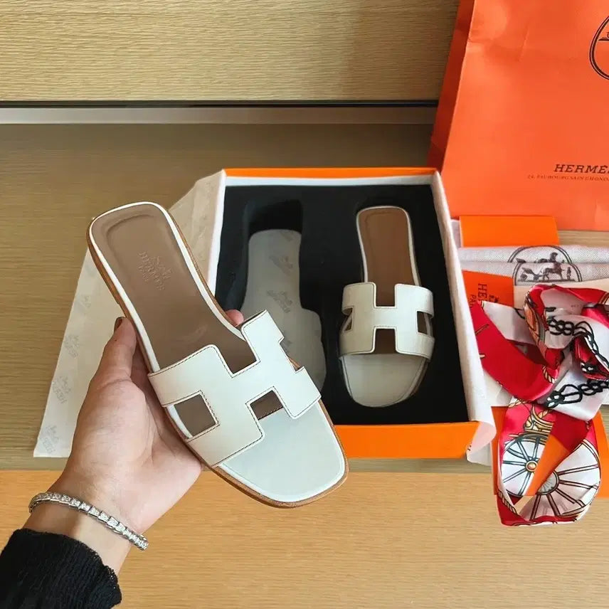 [BUNJANG] Hermes H Slippers / H 슬리퍼 정품 판매합니다. 상태 좋고 풀박스입니다.