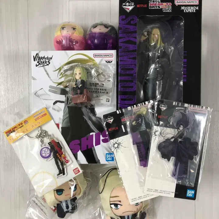 [BUNJANG] Sakamoto Days Shishiba Figure &amp; Merchandise Bundle / 3일 할인 사카모토 데이즈 시시바 피규어&amp;굿즈 일괄 판매