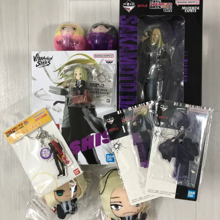 [BUNJANG] Sakamoto Days Shishiba Figure &amp; Merchandise Bundle / 3일 할인 사카모토 데이즈 시시바 피규어&amp;굿즈 일괄 판매