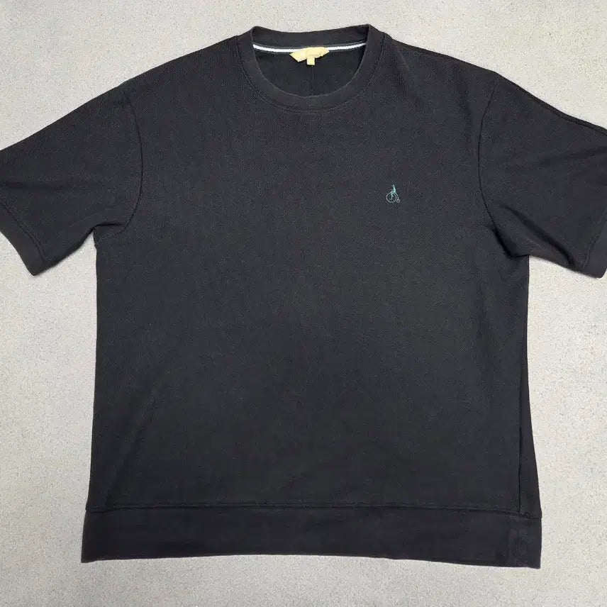 [BUNJANG] Beanpole Black Short-Sleeve Sweatshirt / 빈폴 블랙 반팔 맨투맨