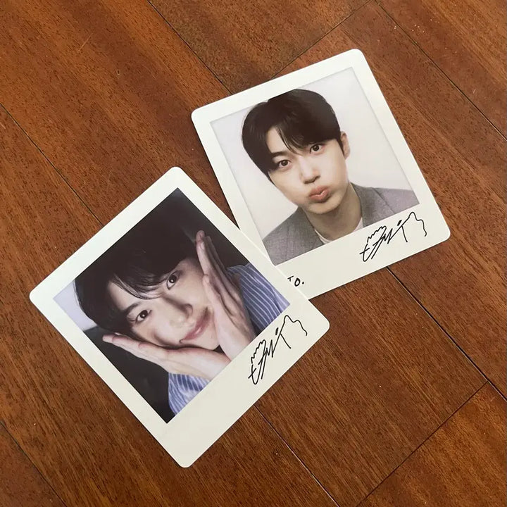 [BUNJANG] Byun Woo-seok Signed Polaroid Photocard Bundle Set / 변우석 폴라로이트 싸인 포토카드 포카 일괄 양도