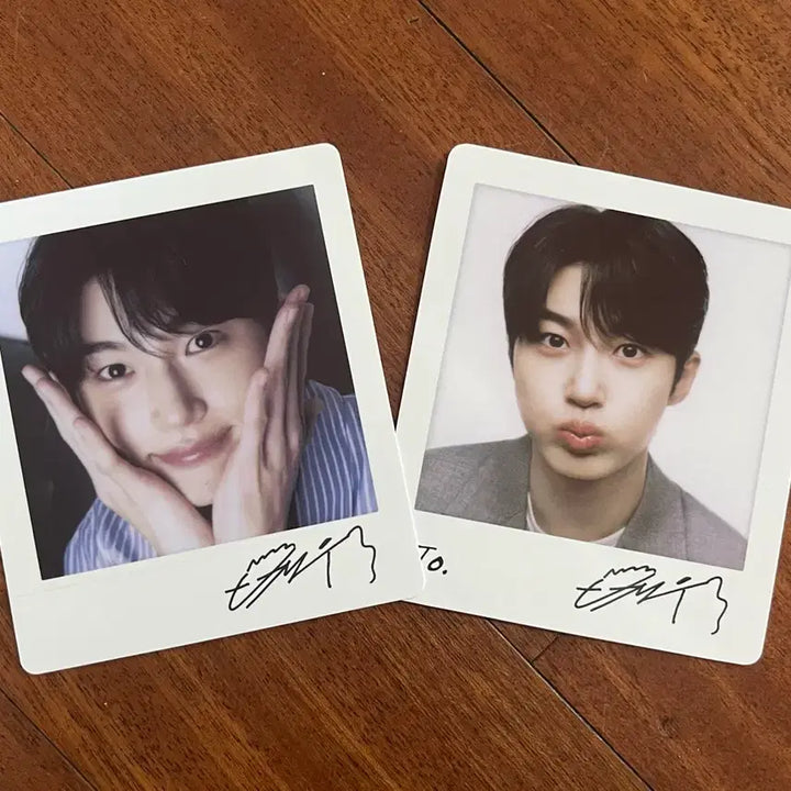 [BUNJANG] Byun Woo-seok Signed Polaroid Photocard Bundle Set / 변우석 폴라로이트 싸인 포토카드 포카 일괄 양도