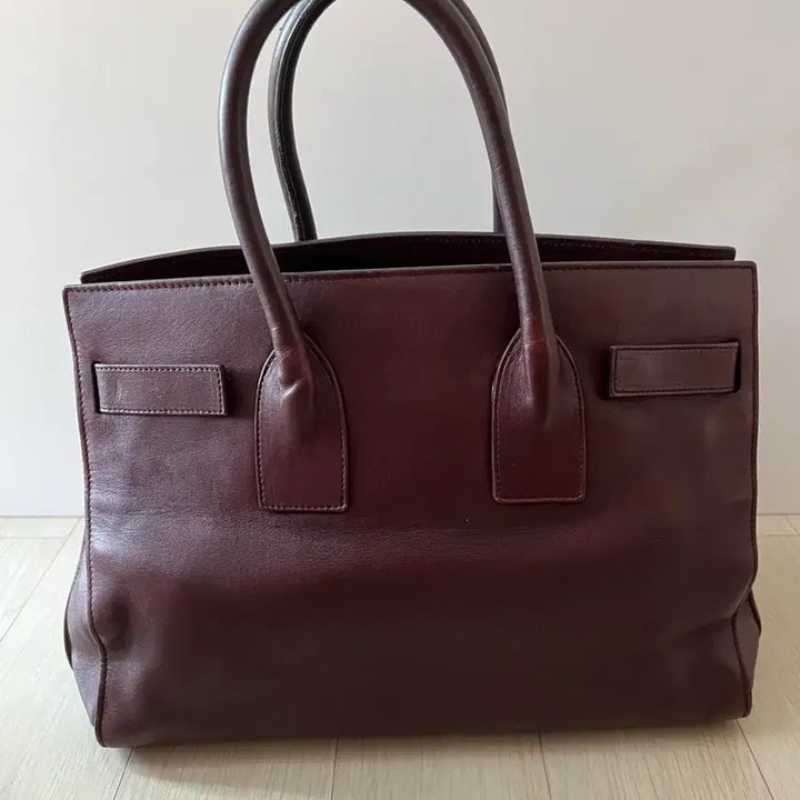 [BUNJANG] Saint Laurent Sac De Jour Tote Bag Burgundy Leather / SAINT LAURENT