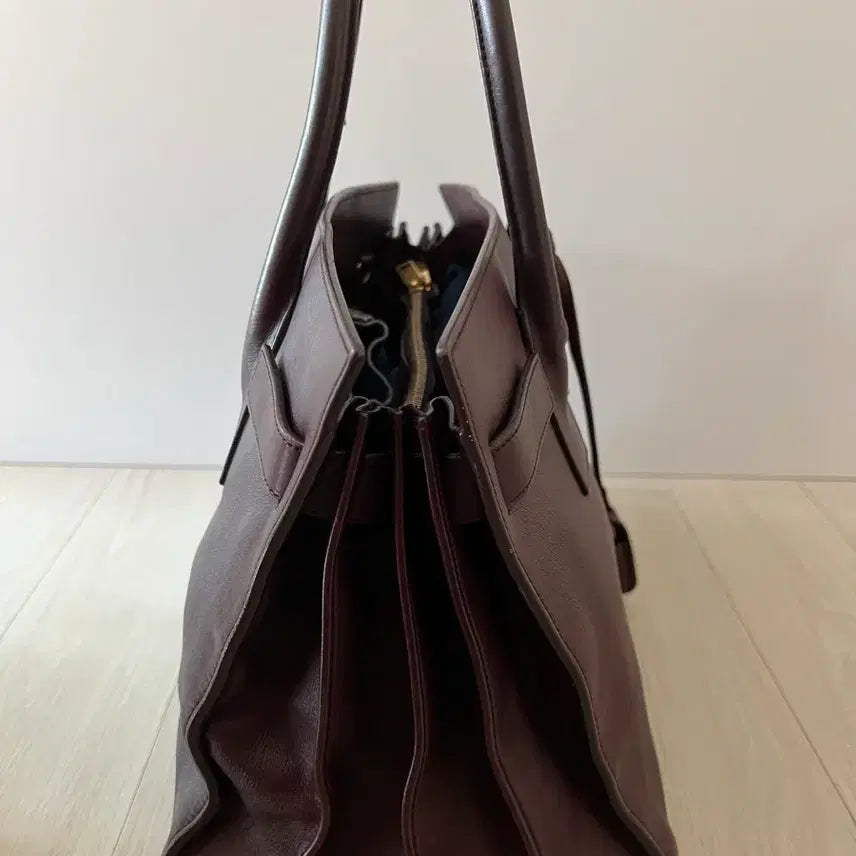 [BUNJANG] Saint Laurent Sac De Jour Tote Bag Burgundy Leather / SAINT LAURENT