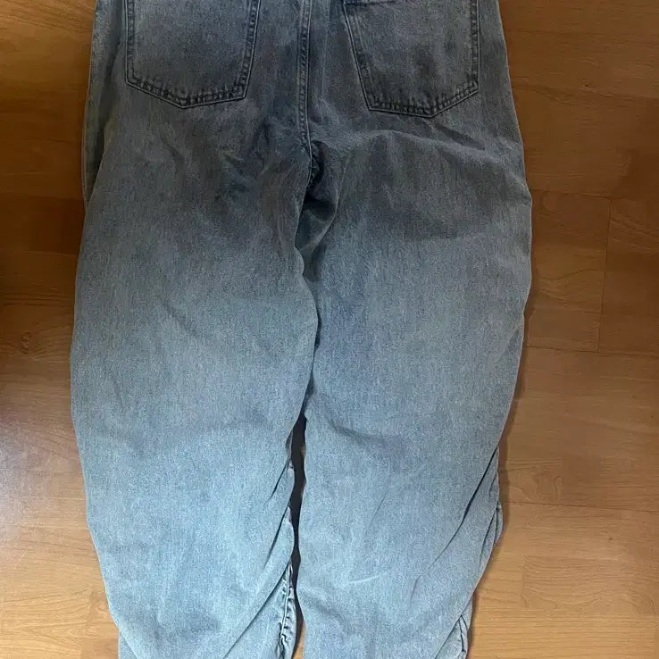 [BUNJANG] Wooyoungmi Shirring Denim Pants Blue / [48]우영미 셔링 데님팬츠 블루