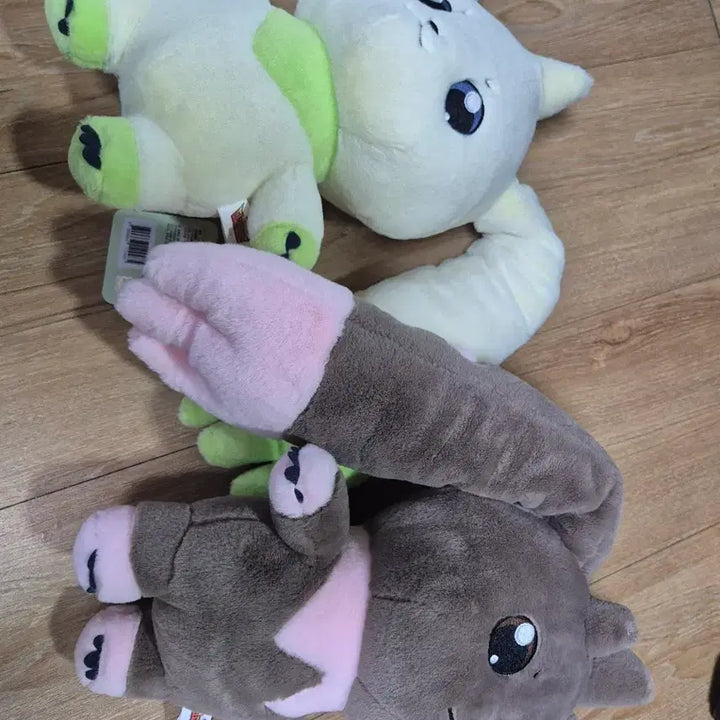 [BUNJANG] Digimon Terriermon &amp; Lopmon Doll Set / (택포 4.8) 디지몬 테리어몬, 로프몬 인형 세트 정품