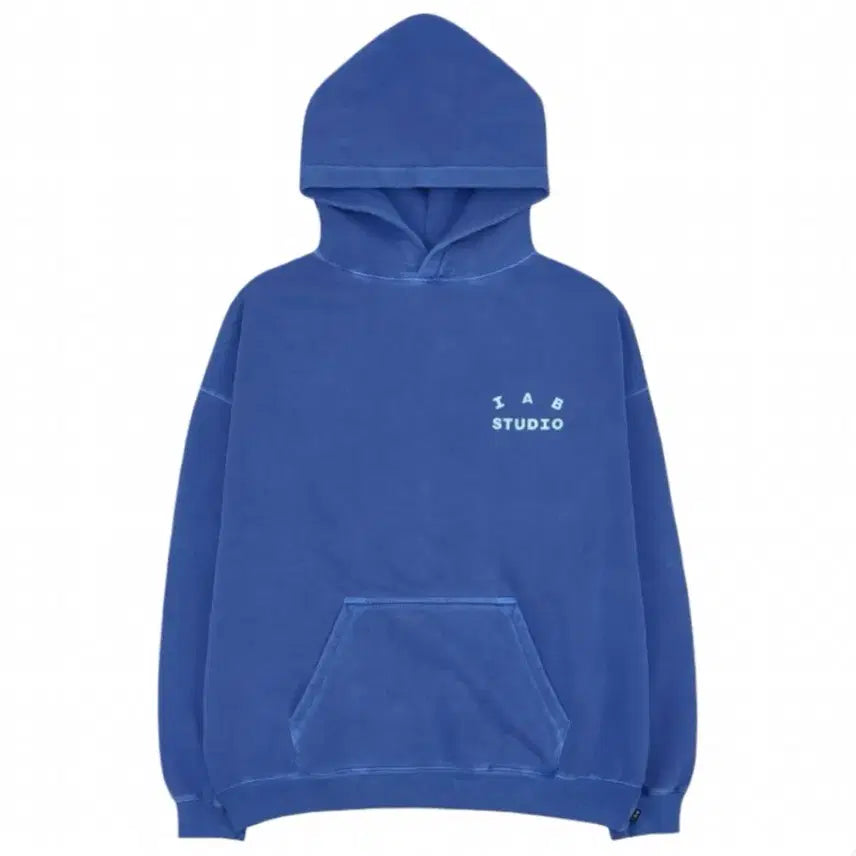 [BUNJANG] IAB Studio Pigment Hoodie Royal Blue XL / 아이앱 스튜디오 피그먼트 후드 로얄블루 XL