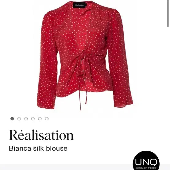 [BUNJANG] Realisation Par Bianca Silk Blouse / 리얼리제이션 파 비앙카 실크100% 블라우스