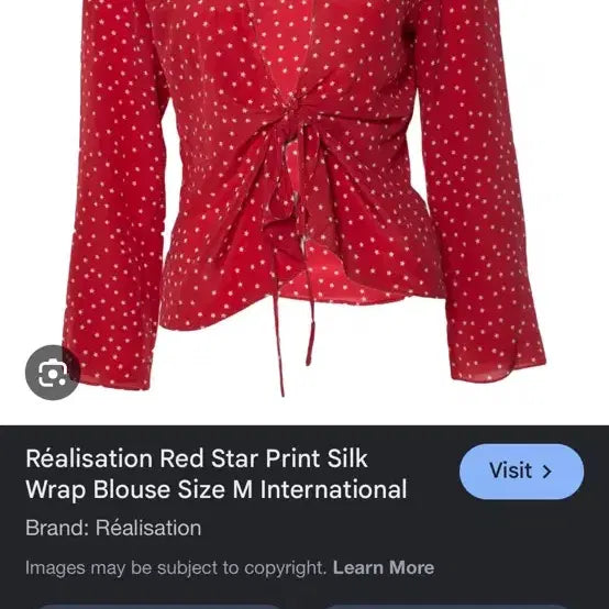 [BUNJANG] Realisation Par Bianca Silk Blouse / 리얼리제이션 파 비앙카 실크100% 블라우스