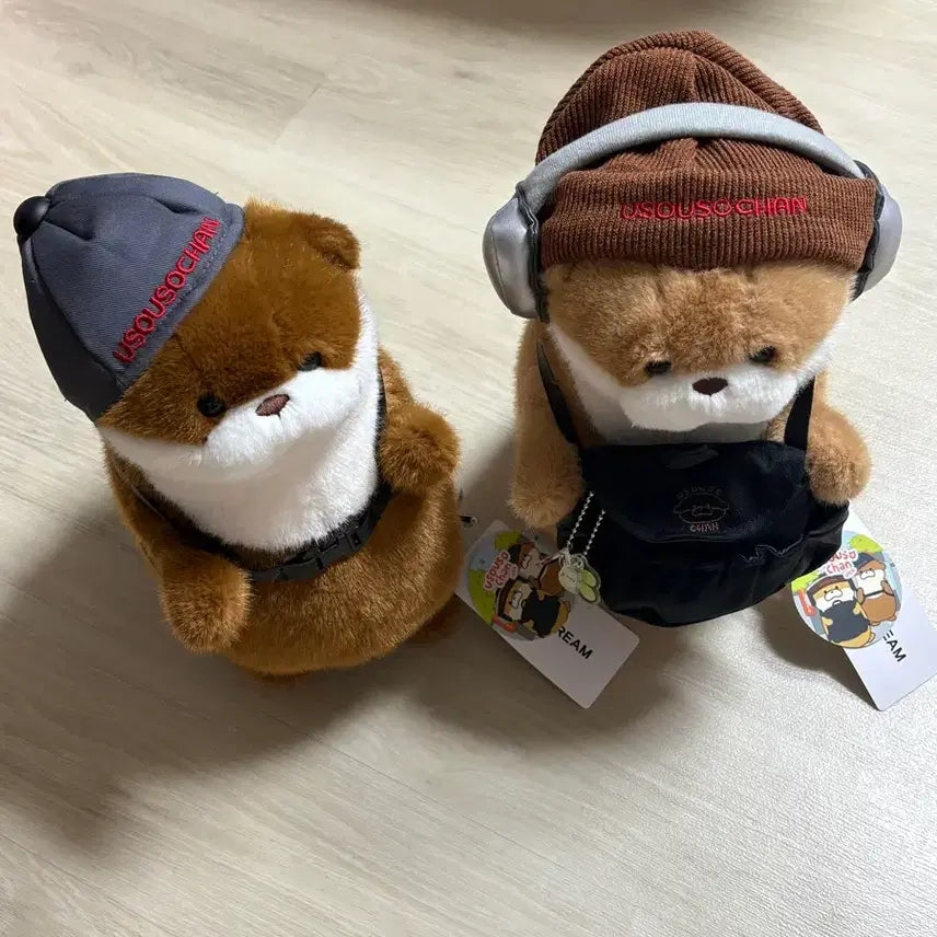 [BUNJANG] Woosoo Woosoo Jjang University Student Headset Medium Doll Set New / 우소우소짱 대학로 대학생 헤드셋 중형인형 세트 새상품
