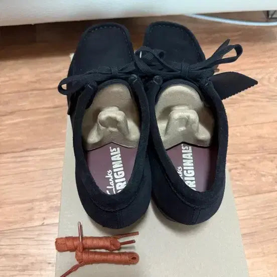 [BUNJANG] Clarks Wallabee Black Suede Shoes / 클락스 왈라비 블랙 스웨이드 1회 착용
