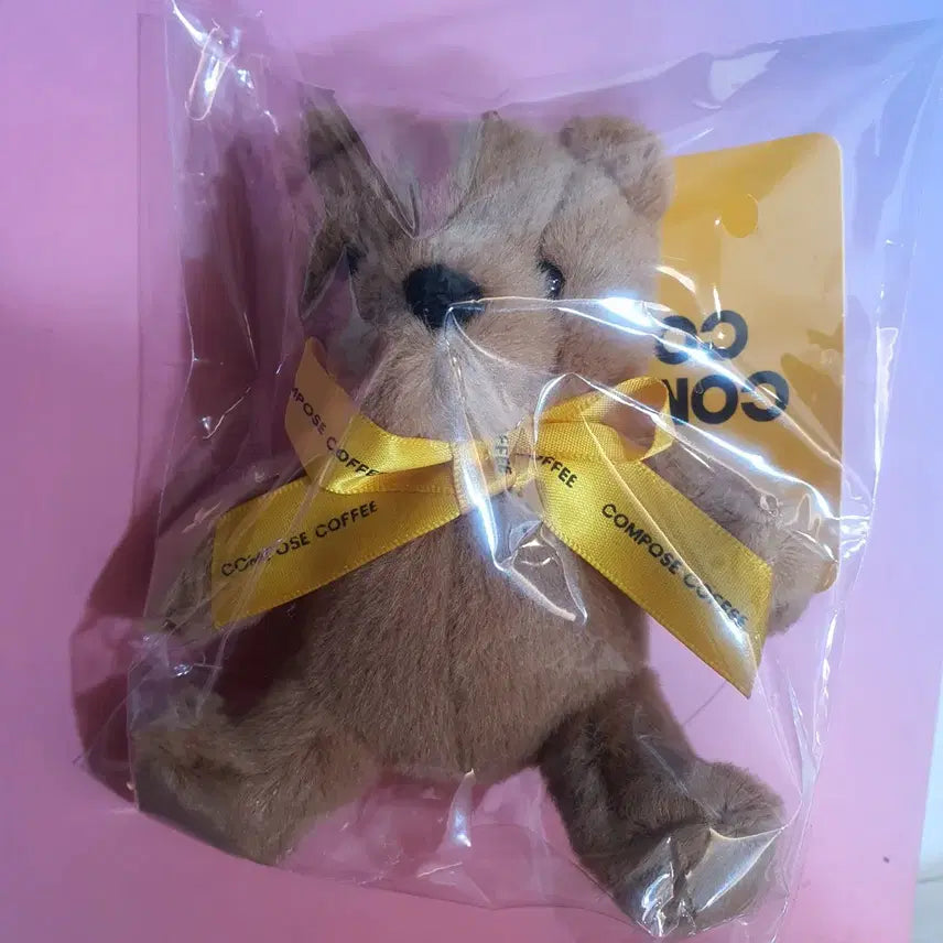 [SOLD OUT] compose 컴포즈 커피 곰인형 한모곰 인형 키링 미개봉 새상품