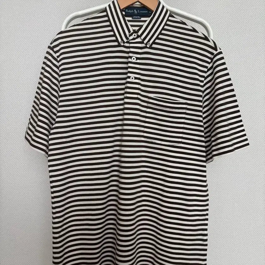 [BUNJANG] Polo Ralph Lauren Striped Short Sleeve T-Shirt (Size M) / 새상급 일본매장  정품 폴로 랄프로렌 스트라이프 반팔티셔츠