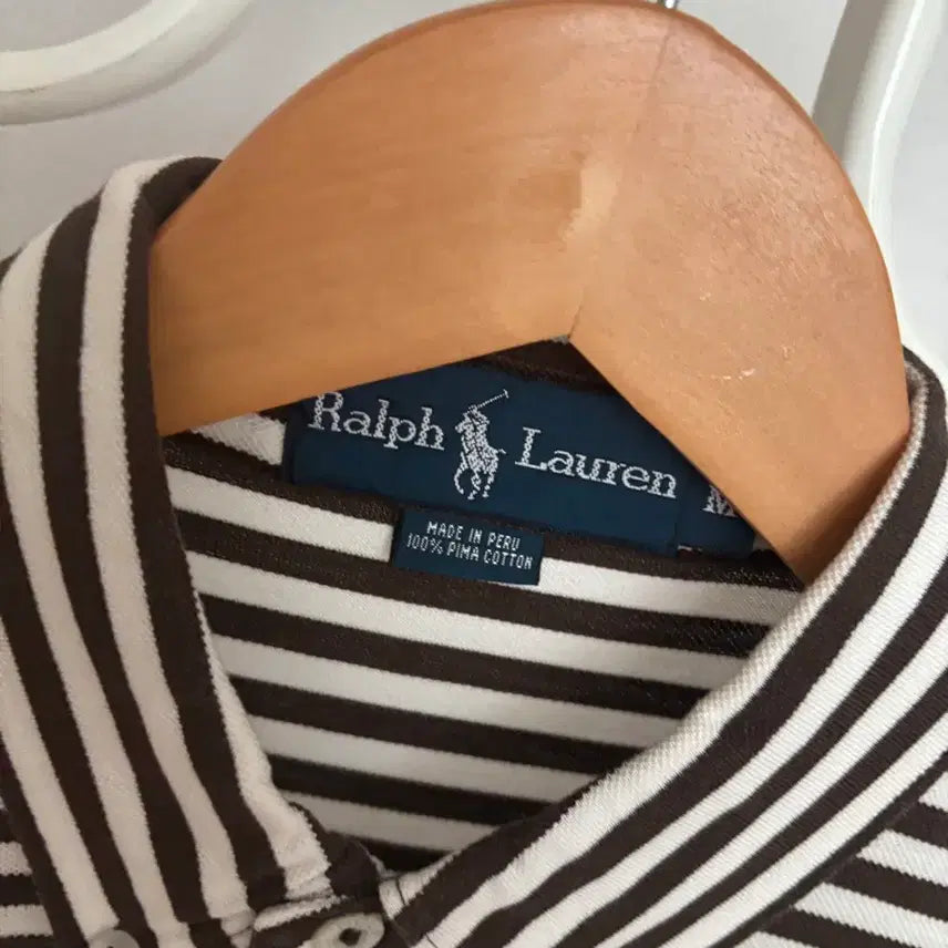 [BUNJANG] Polo Ralph Lauren Striped Short Sleeve T-Shirt (Size M) / 새상급 일본매장  정품 폴로 랄프로렌 스트라이프 반팔티셔츠