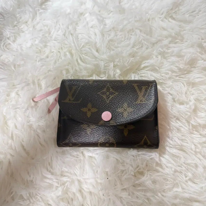 [BUNJANG] Louis Vuitton Rosalie Coin Purse Monogram Pink Bifold Wallet / 정품 루이비통 로잘리 코인 퍼스 모노그램 핑크 카드 반지갑