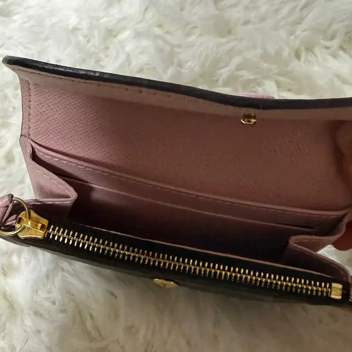 [BUNJANG] Louis Vuitton Rosalie Coin Purse Monogram Pink Bifold Wallet / 정품 루이비통 로잘리 코인 퍼스 모노그램 핑크 카드 반지갑