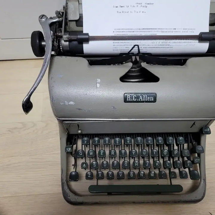 [BUNJANG] R.C. Allen English Typewriter - 1950s Model / R.C.Allen 영문타자기