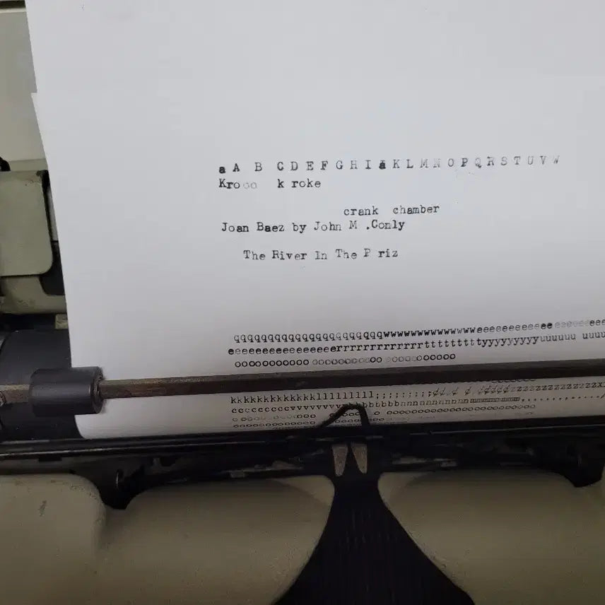 [BUNJANG] R.C. Allen English Typewriter - 1950s Model / R.C.Allen 영문타자기