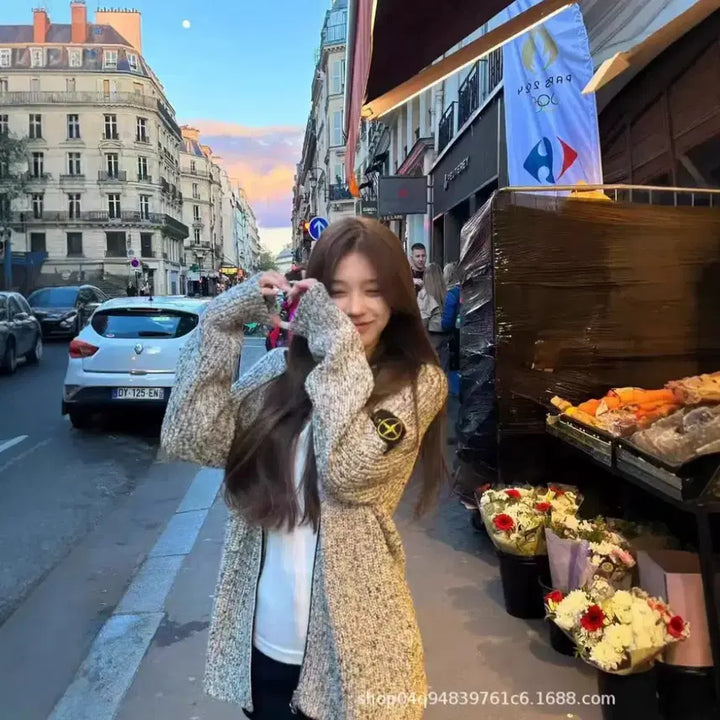 [BUNJANG] Ably Stone Cardigan / 에이블리 스톤 가디건