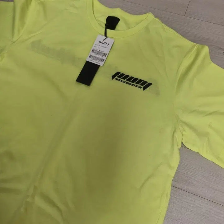 [BUNJANG] Juun.J Fluorescent Short Sleeve T-shirt / 준지 형광 반팔 티셔츠 새상품