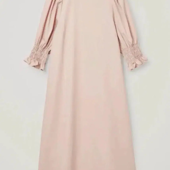 [BUNJANG] COS Smocked Puff Sleeve Dress - Dusty Rose Pink / 인기 품절이었던 COS 스모크드 퍼프소매 원피스 판매-톤다운 베이비핑크