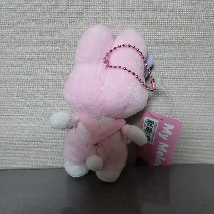 [BUNJANG] My Melody Overalls Plush Keychain / (5월까지 할인)마이멜로디 멜빵바지 인형 키링