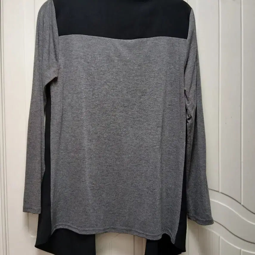 [BUNJANG] Black Long Layered Cardigan Vest / 블랙 롱 조끼 레이어드 가디건