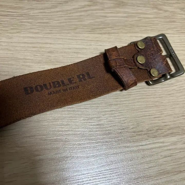 [BUNJANG] RRL Distressed Leather Belt 34 / Rrl 디스트레스트 레더벨트 34