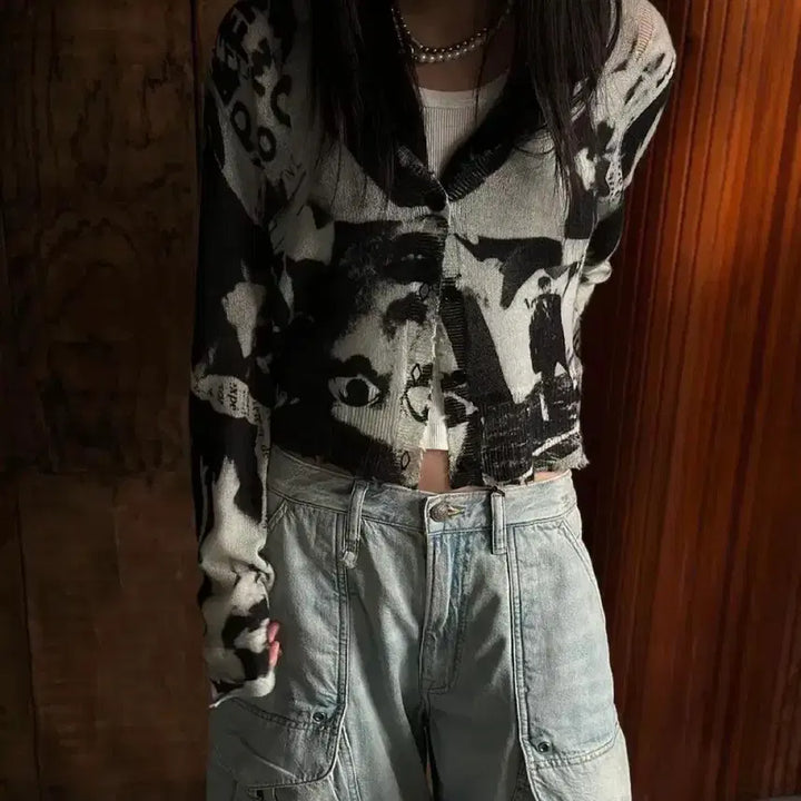[BUNJANG] R13 Newsboy Cashmere Cardigan / R13 알써틴 뉴스페이퍼 캐시미어 가디건