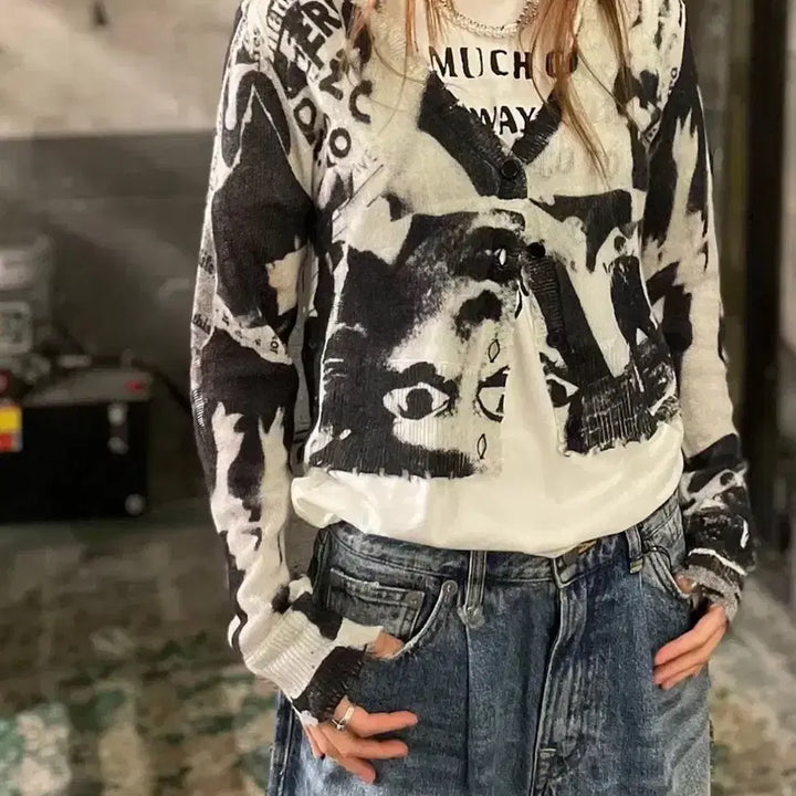 [BUNJANG] R13 Newsboy Cashmere Cardigan / R13 알써틴 캐시미어 숏 가디건