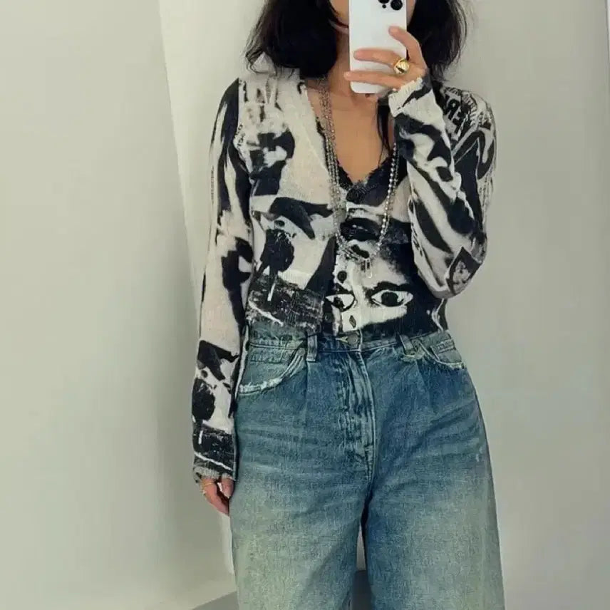[BUNJANG] R13 Newsboy Cashmere Cardigan / R13 알써틴 캐시미어 숏 가디건