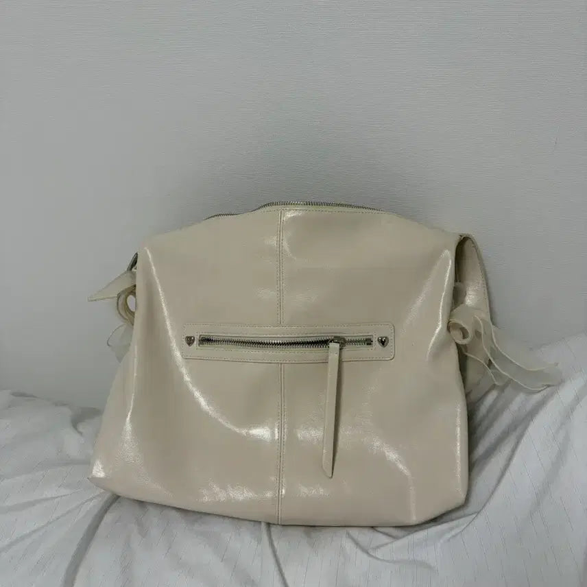[BUNJANG] Ovuni Ribbon Bag Cream / ovuni Pillow ribbon bag_cream 오부니 리본백