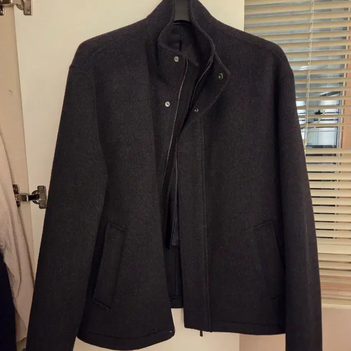 [BUNJANG] Club Monaco Highneck Zip-Up Coat L / 클럽모나코 하이넥 집업 코트 L사이즈