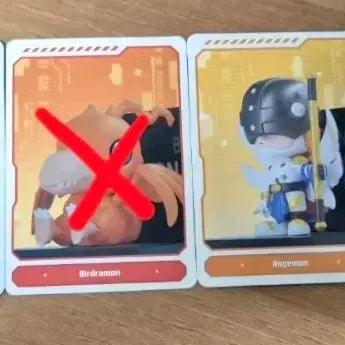 [BUNJANG] Digimon Pop Mart Figure Cards (6 Types) / 디지몬 팝마트 피규어 카드 6종