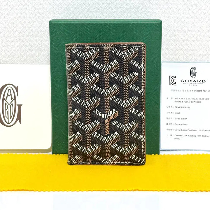 [BUNJANG] Goyard Saint Pierre Card Wallet Brown S-Class / [S급/백화점] 고야드 생피에르 카드지갑