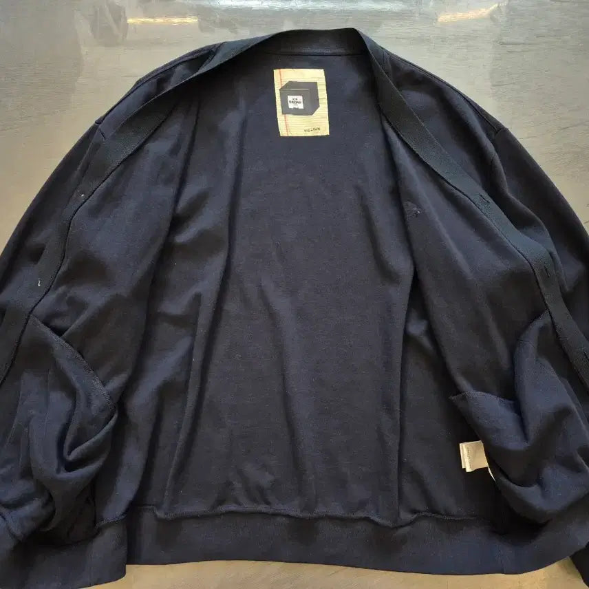 [BUNJANG] BEAMS SSZ Oversized Cotton Cardigan Navy / XL~2XL>빔즈SSZ 오버사이즈 가디건